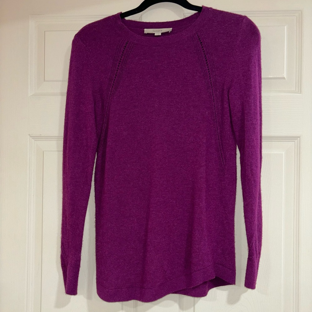 Women’s Loft Purple Sweater